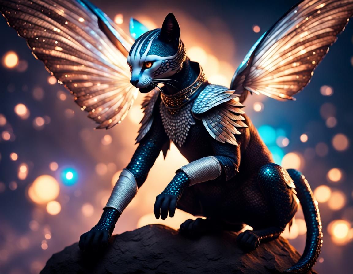 Winged Ocelot Guardian 2