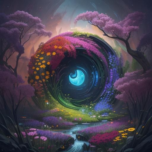 Floral Letter F: Intricate Botanical Art