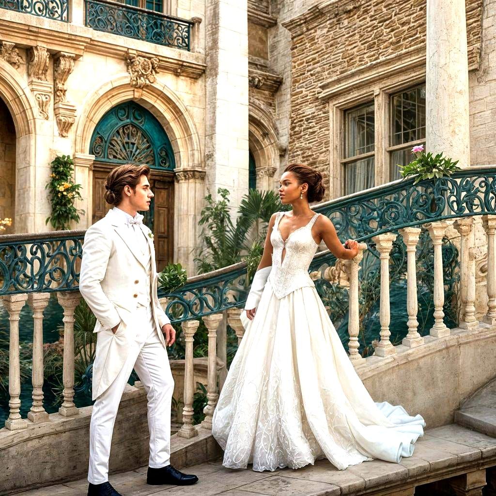 Prince Eric and Ariel's Wedding: Comic Book Art