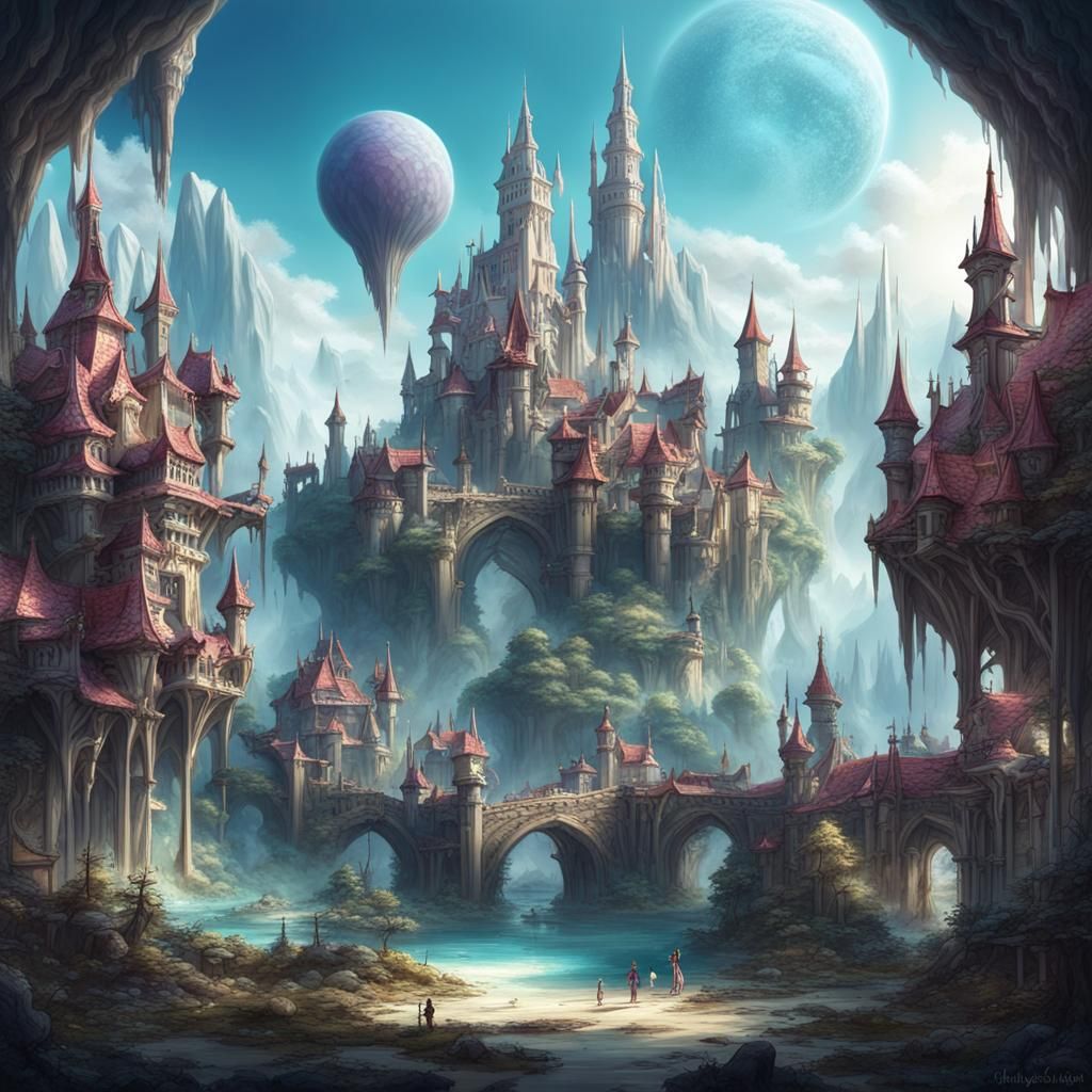 AI Generated Fantasy World