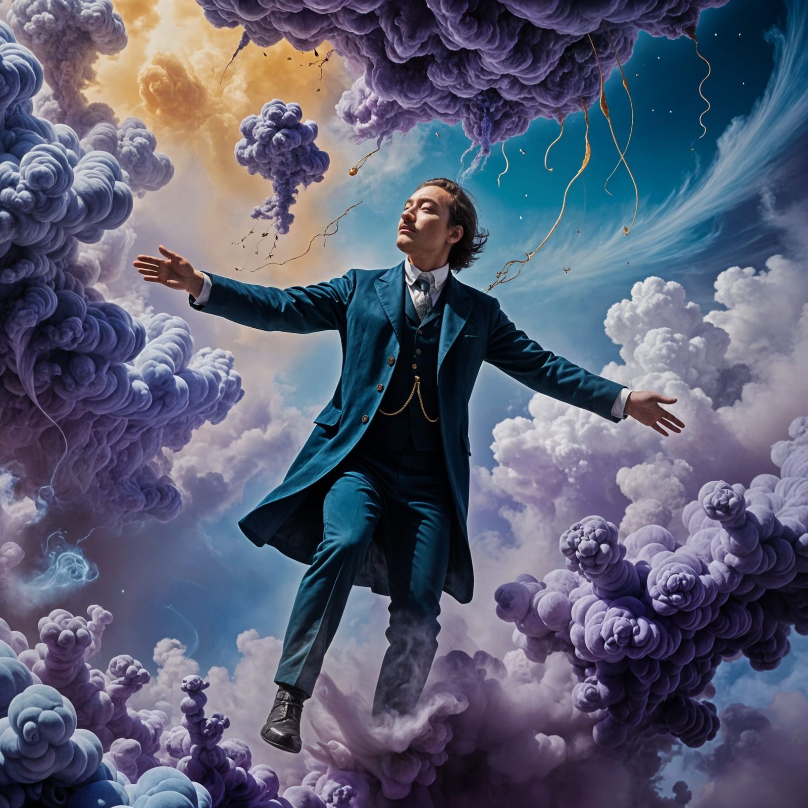 Abstract Cloudscape Exploration