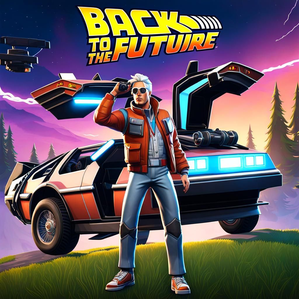 Back to the Future Fortnite Skins