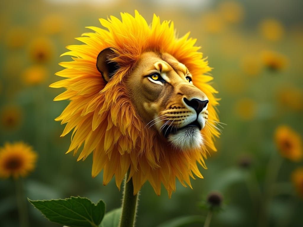 A Dande-Lion hybrid plant