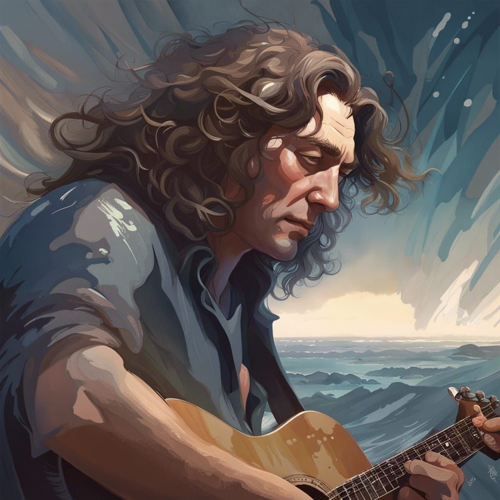 Musician Seeks Inspiration: Hyperdetailed Portrait