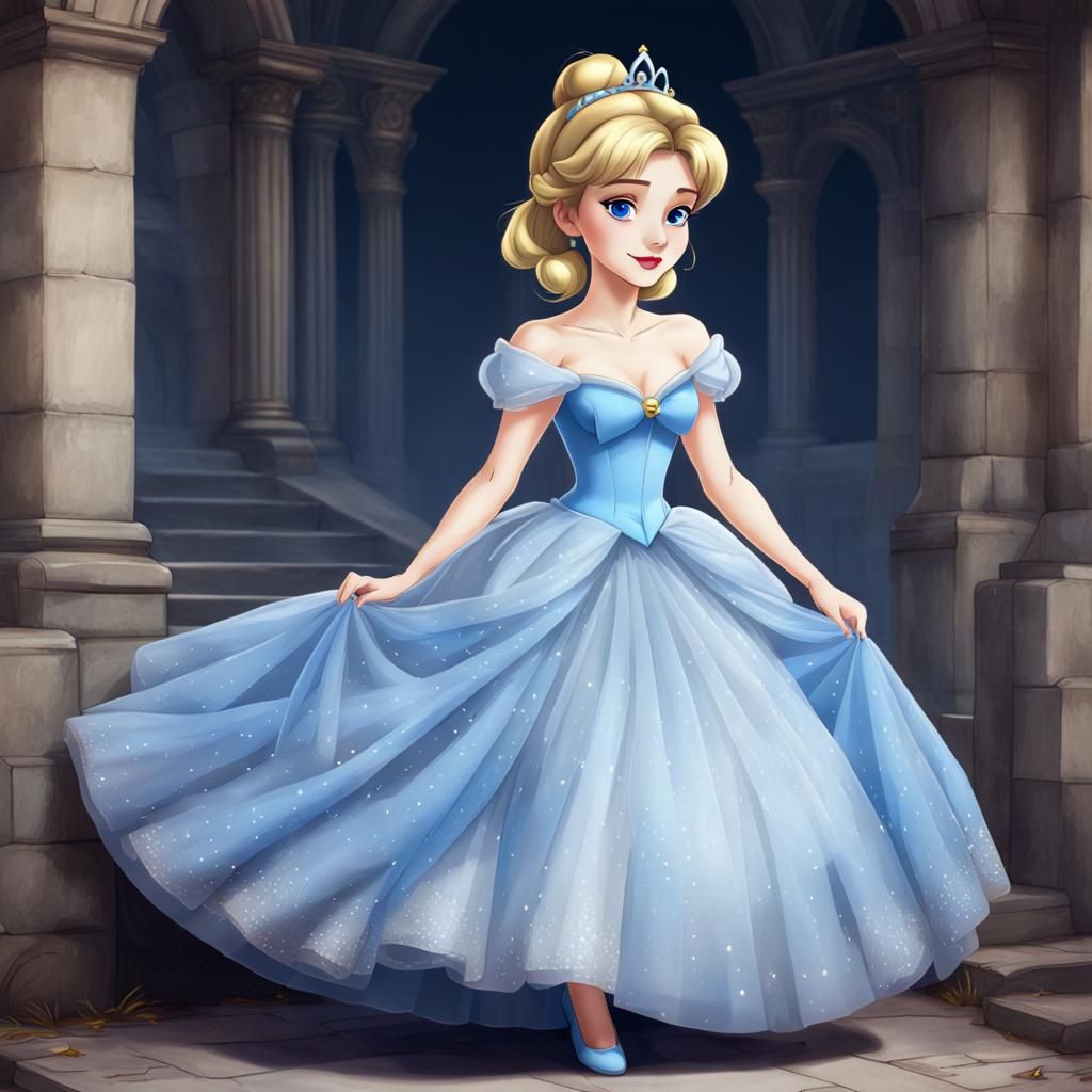 Kyoot Style Cinderella Illustration