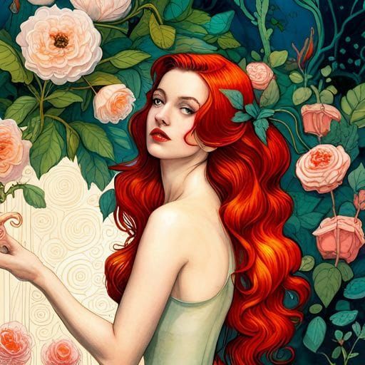 Simple AI Generated Portrait