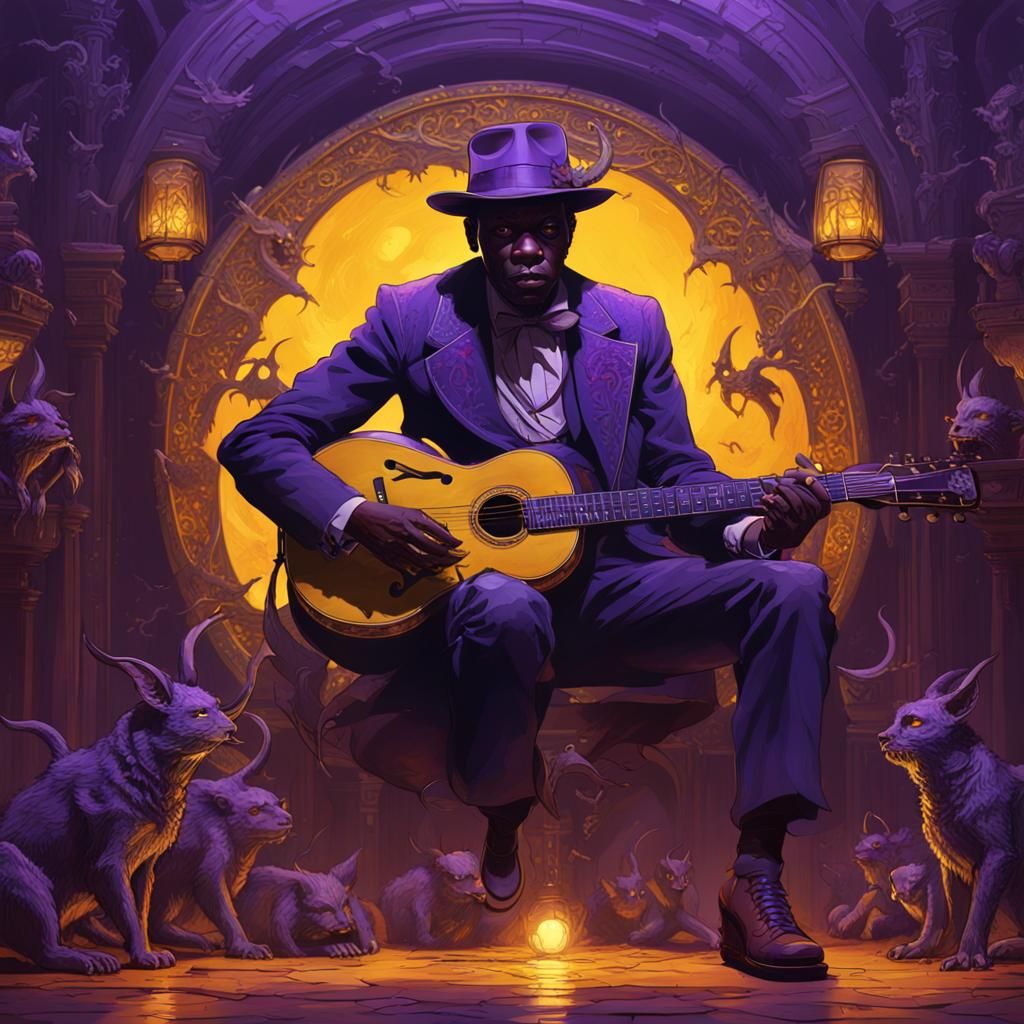 Robert Johnson's Devilish Bargain: A Dark Fantasy Concept