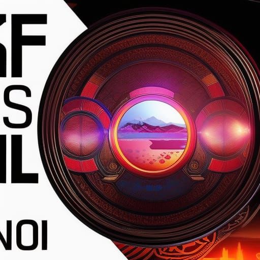 Serene Channel Logo in Comic Book Art Style