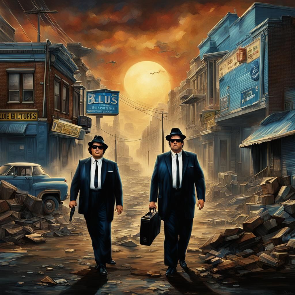 Jake and Elwood Blues: Digital Matte Painting
