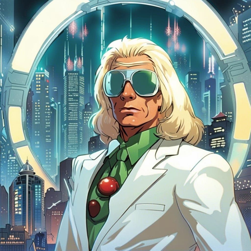 Kamandi in Marsport: Art Deco Atompunk City