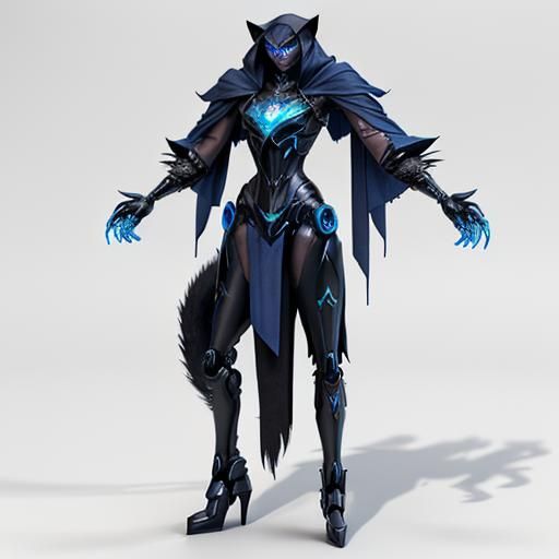 Futuristic Cyberpunk Displacer Beast Transformer Robot