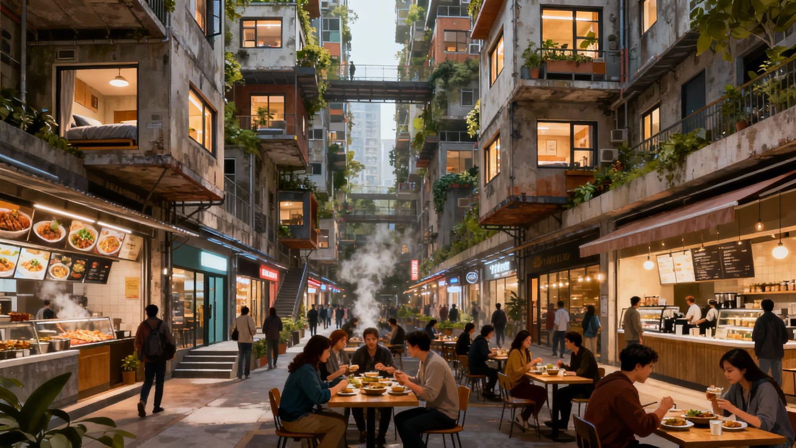 Vertical Village: Micro Homes in Reimagined Mall