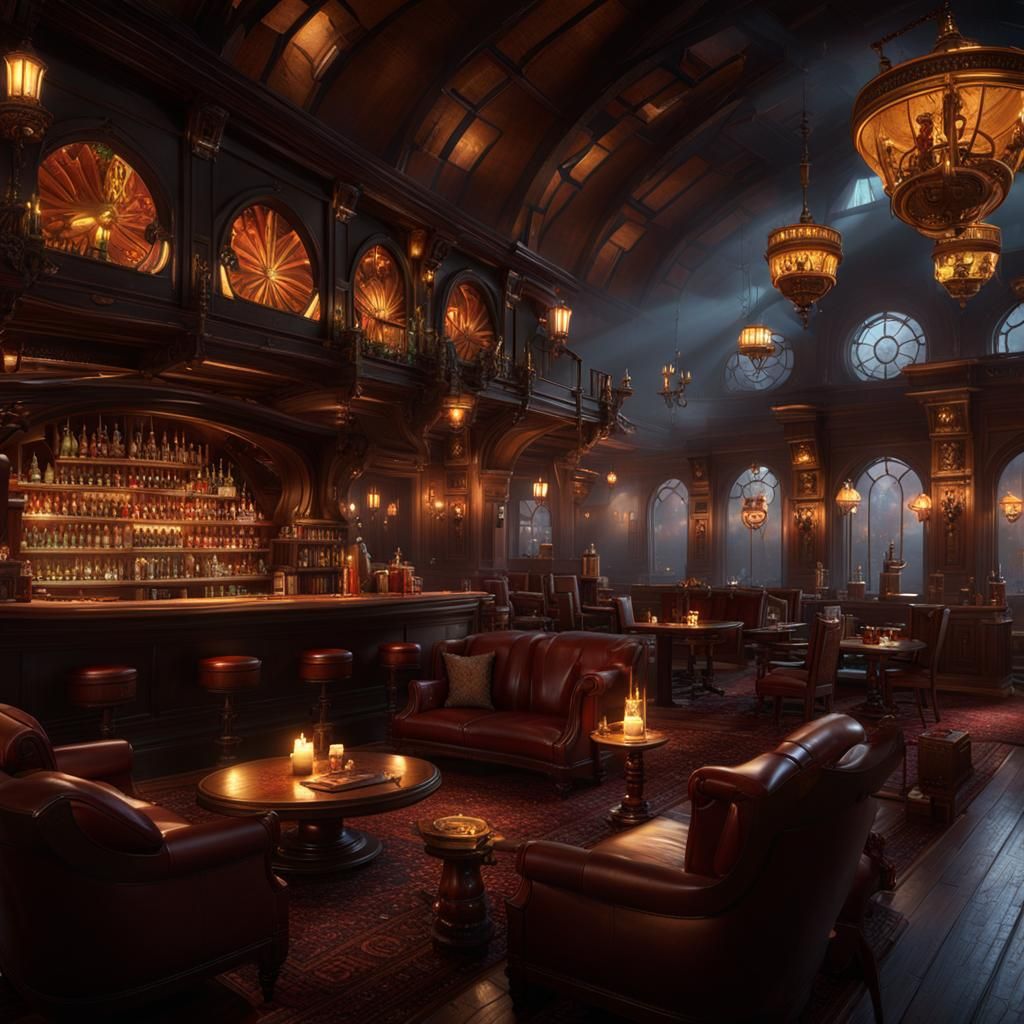 IFS Zephyr Lounge: Dark Fantasy Concept Art