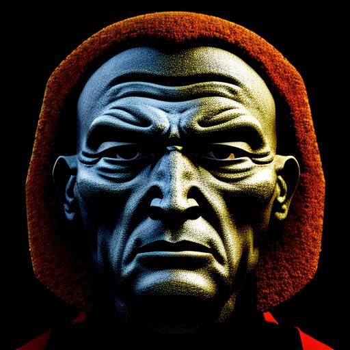 Simple AI-Generated Human Face