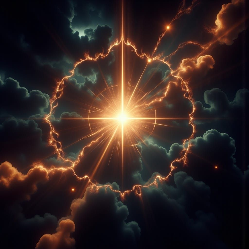 Star of Ishtar: Ethereal Radiance in a Cosmic Realm