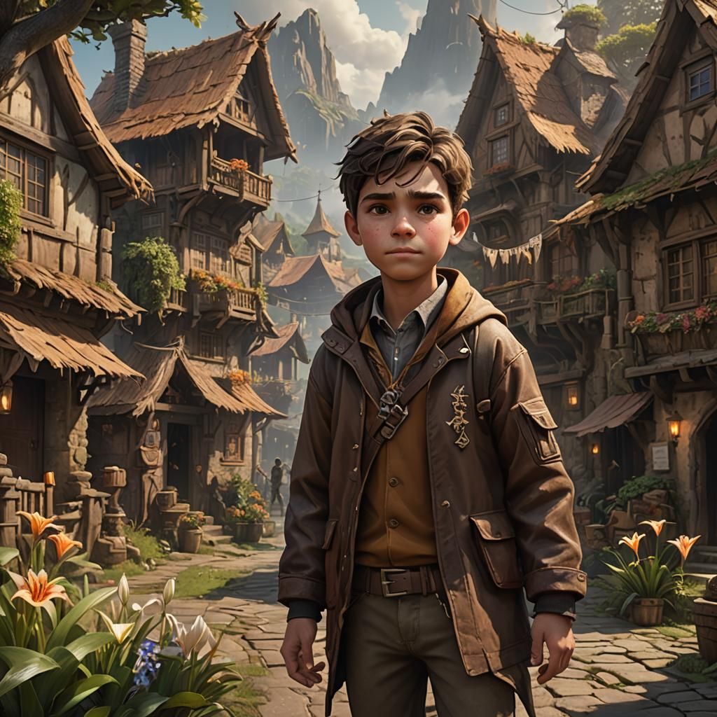 Boy's Journey: Fantastical Matte Painting in Deep Color