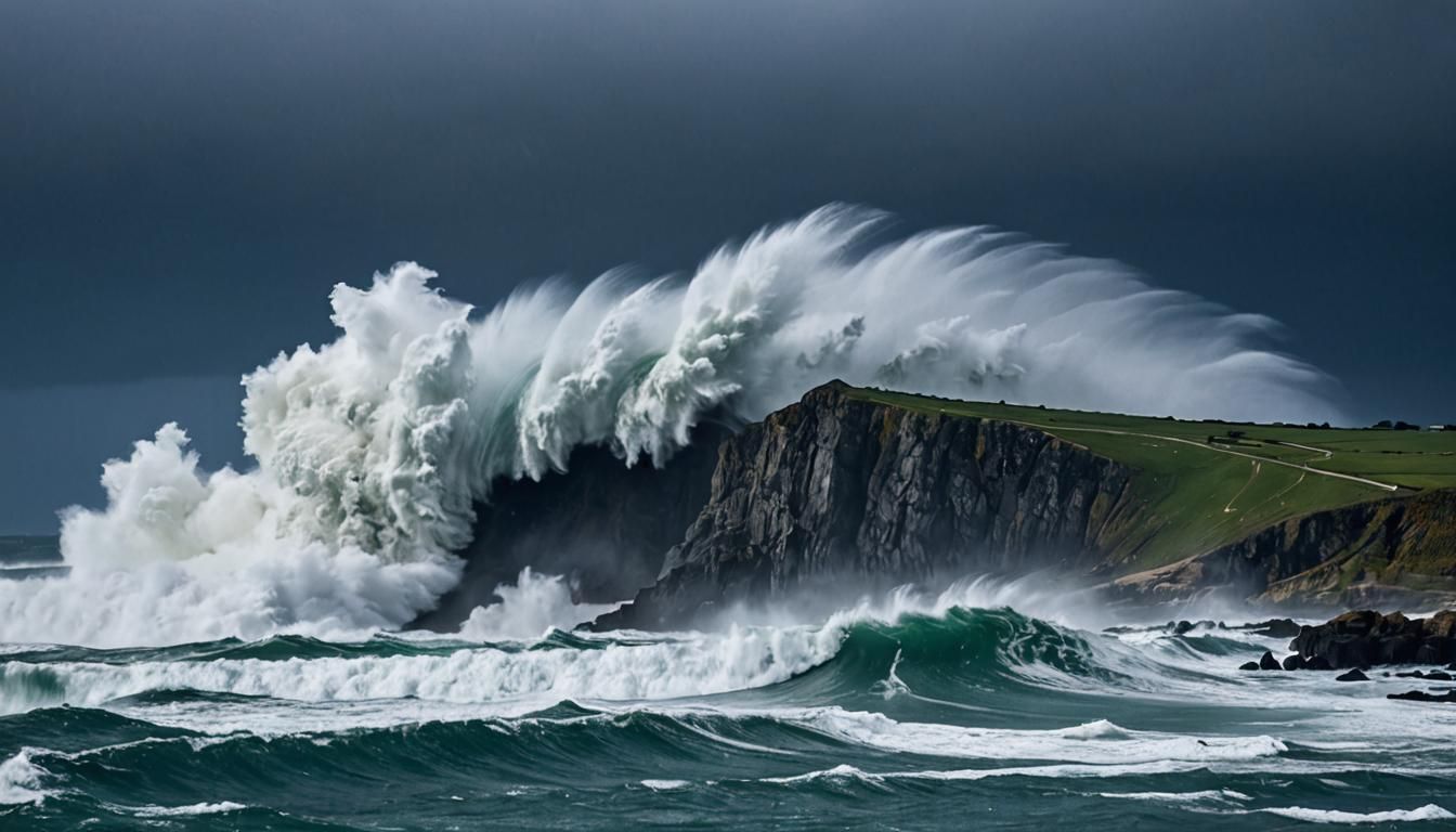Coastal Storm: A Display of Nature's Fury