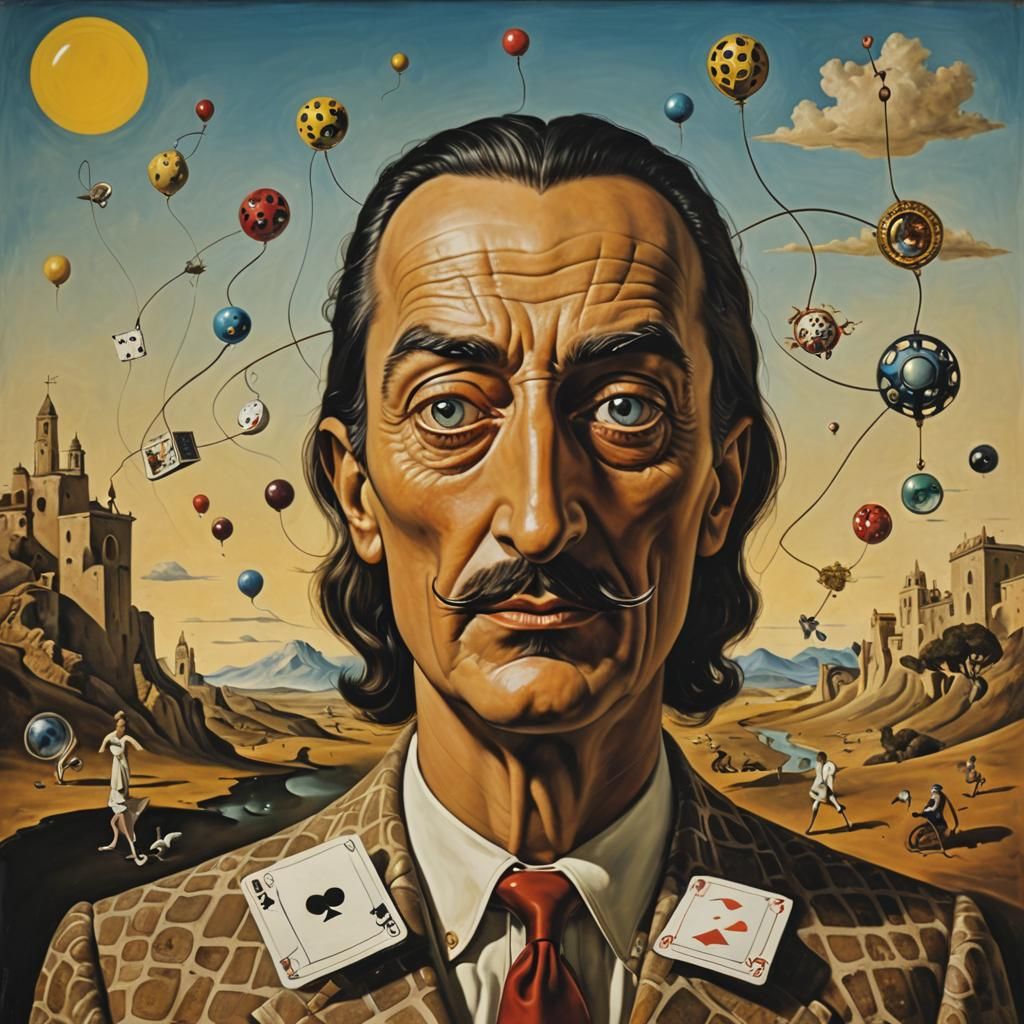 Surreal Games of Life in Dali Style
