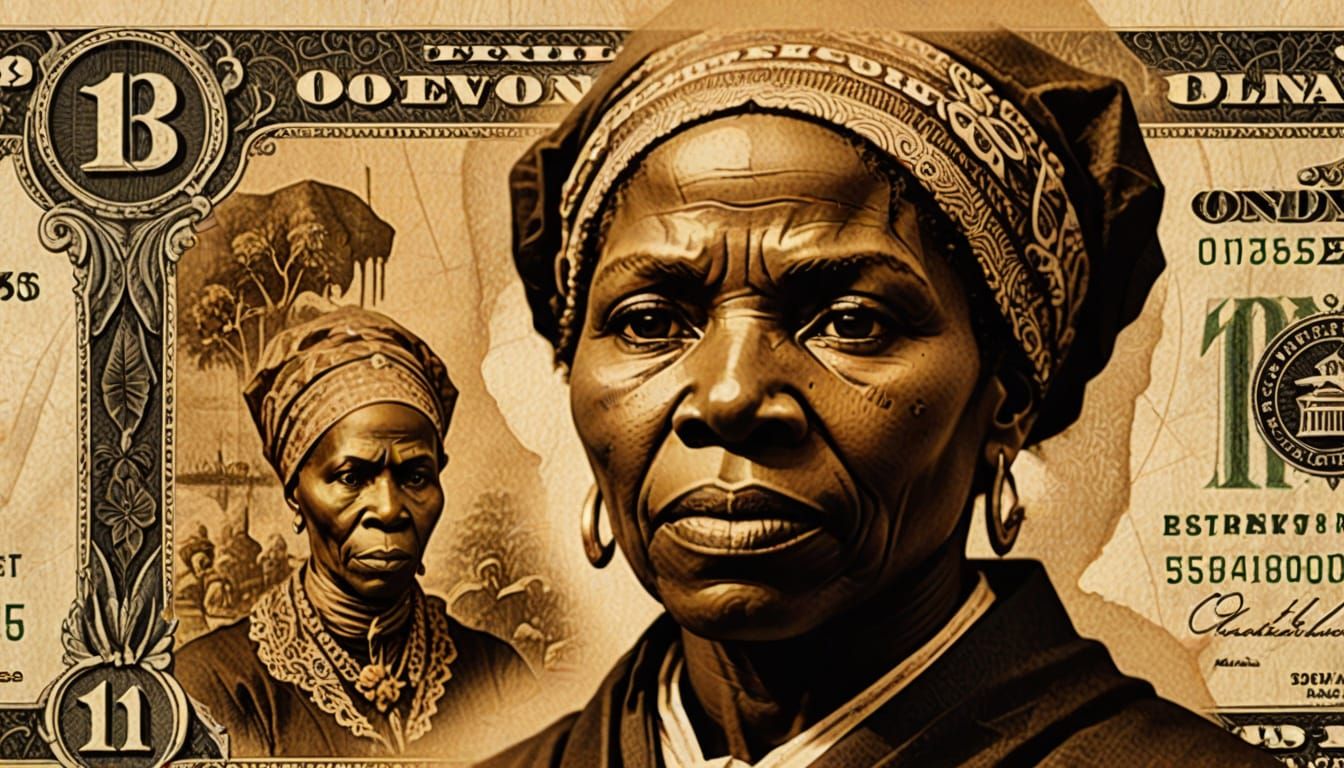 Harriet Tubman on Voodoo Thirteen Dollar Bill