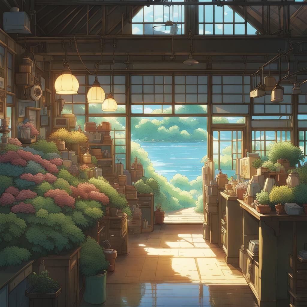 Marvel Character in Studio Ghibli Anime Style