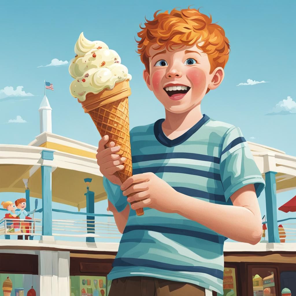 Cross-eyed with delight