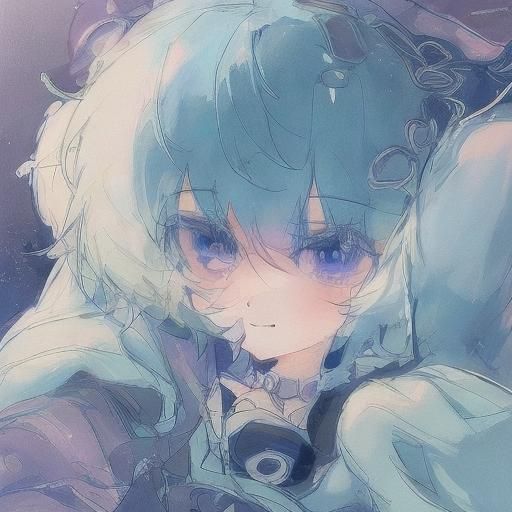 Anime Portrait of a Cute Girl in Fantasy Setting