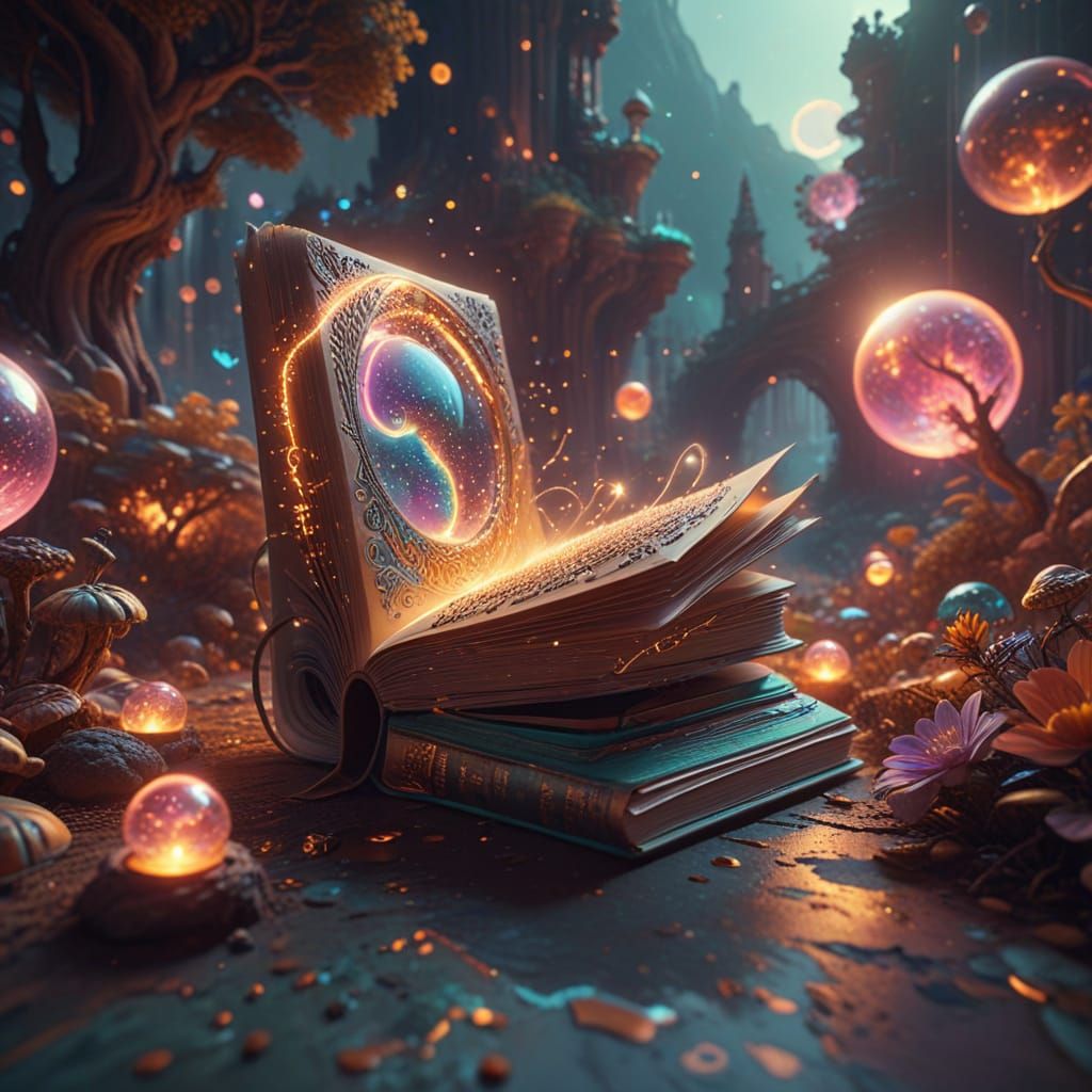 قصص للأطفال من تصميم الذكاء الاصطناعي وخلف اليد والكتاب المت...