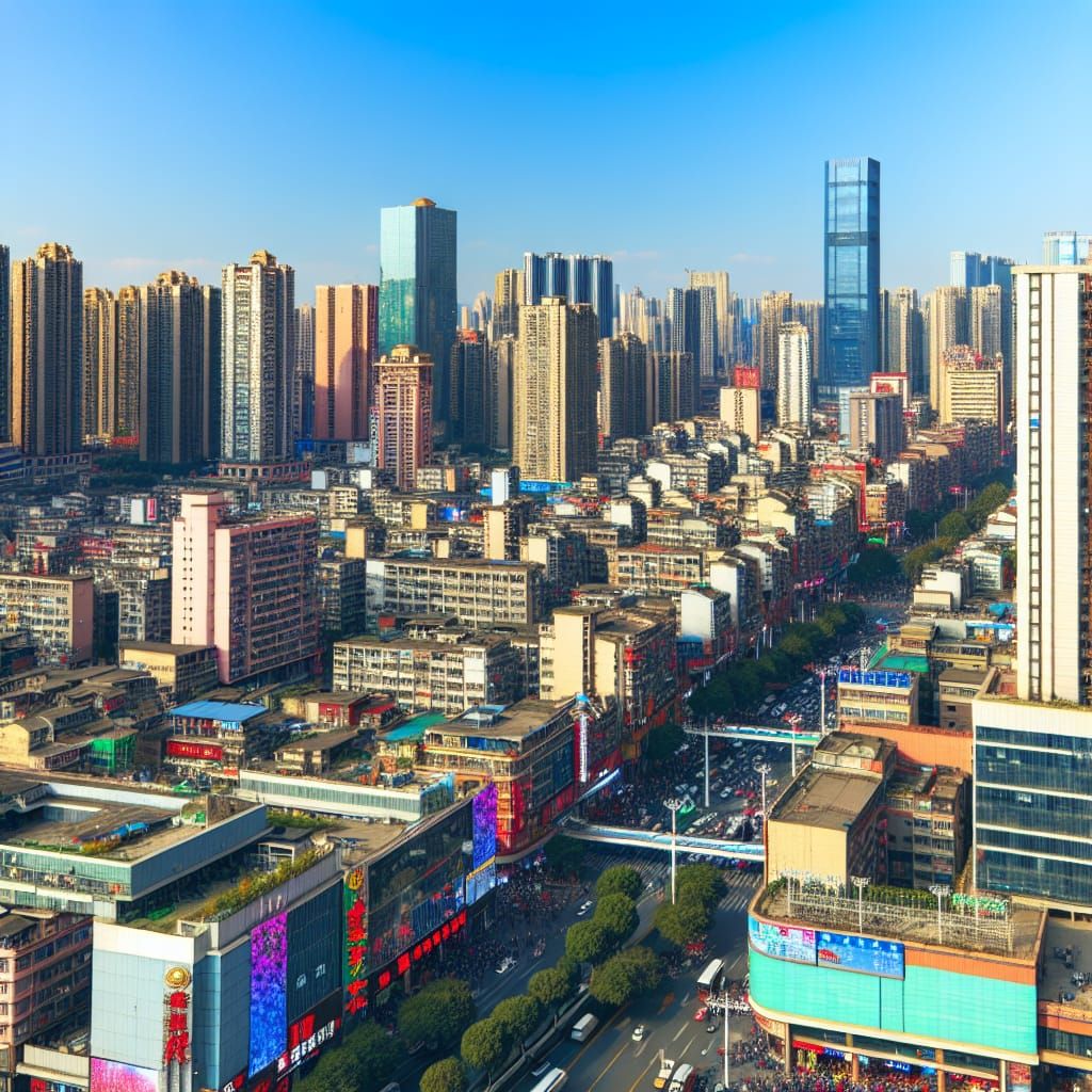 Overpopulated Chinese City: A Metropolis