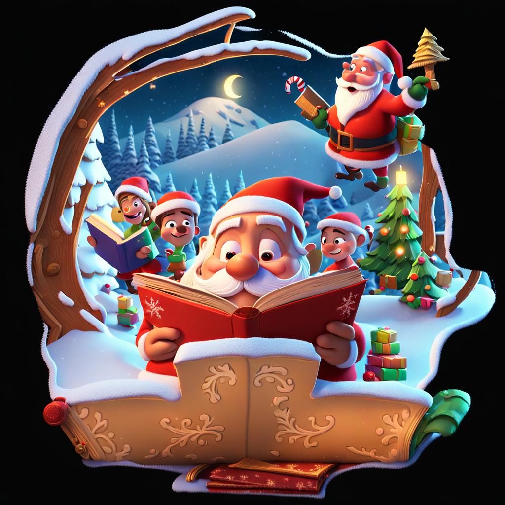 Cozy Cabin Scene in Pixar-Inspired 3D Digital Art Style