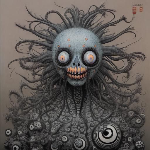 Anime-Inspired Fusion of Surreal Styles