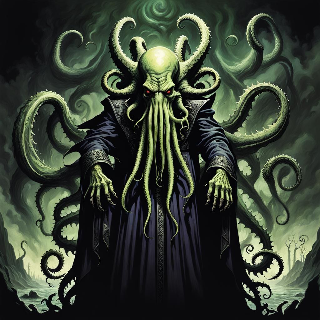 High Gothic Horror Cthulhu God