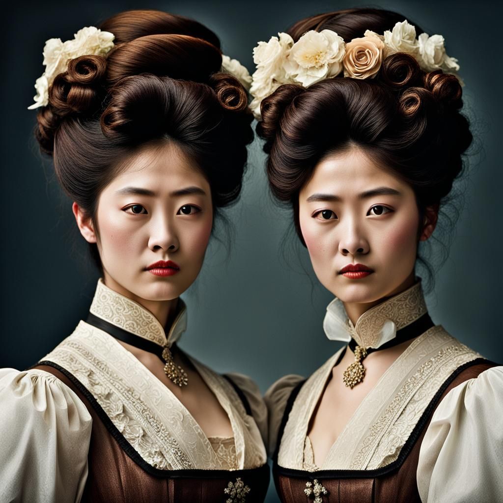 Gibson Girl Sisters: Professional Portrait Photography