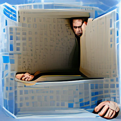 Minimalist Cardboard Box Abstract Photo