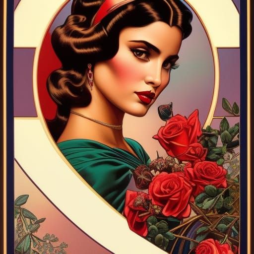 Veronica Lodge in Art Nouveau Style