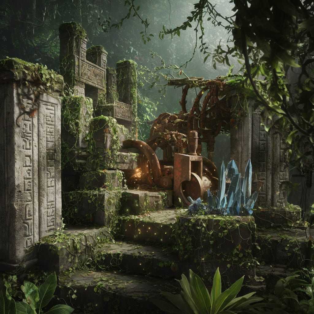 Jungle Ruins of a Lost Civilization