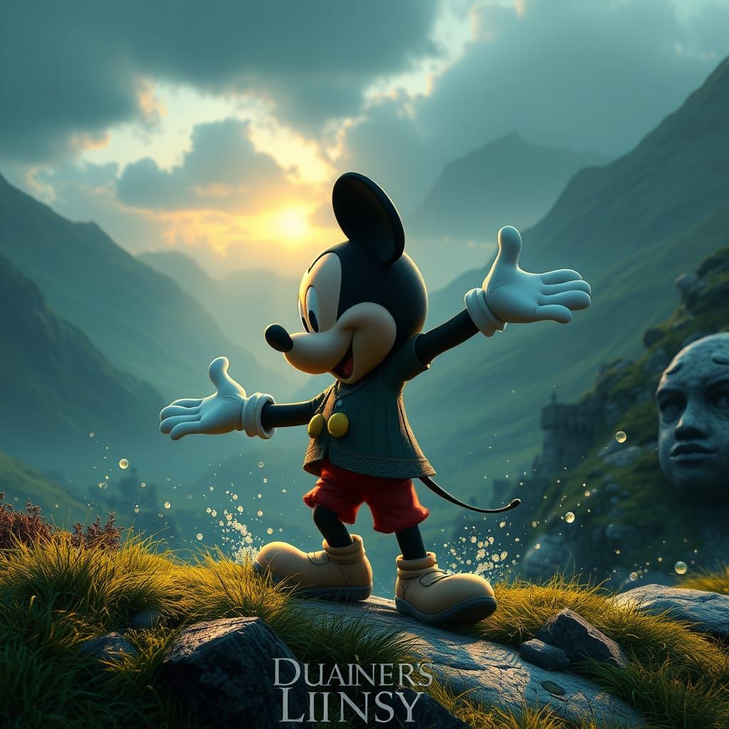 Fantastical Ireland Landscape in Vibrant Colors