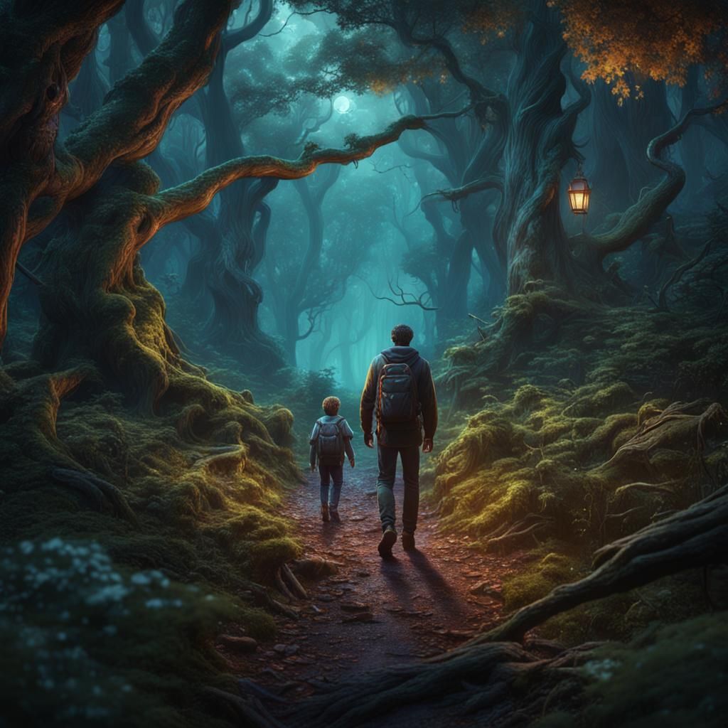 Lost in the Woods: Detailed Matte Painting