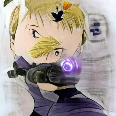 Riza Hawkeye Digital Anime Illustration