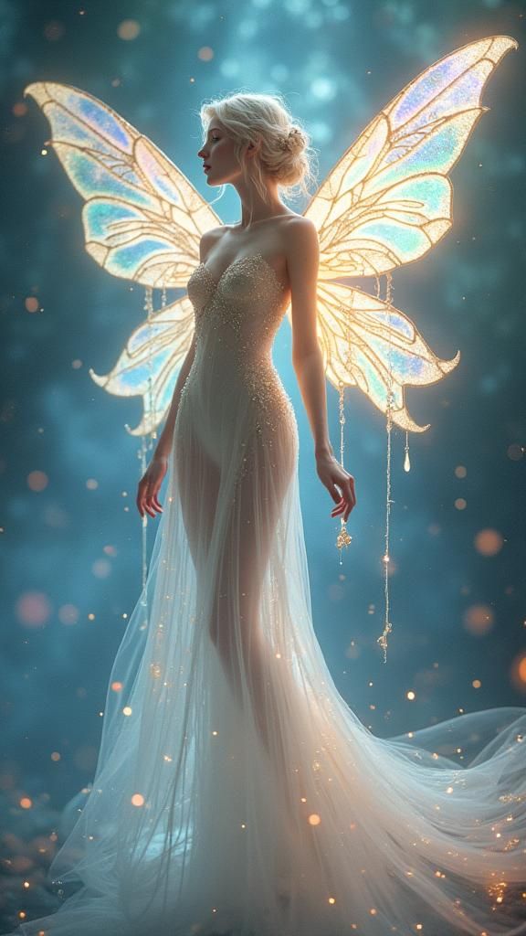 Enchanting Mystical Being of Glittering Magic