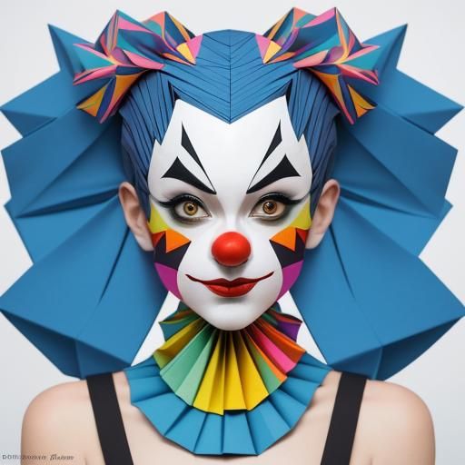 Ninja clown girl
