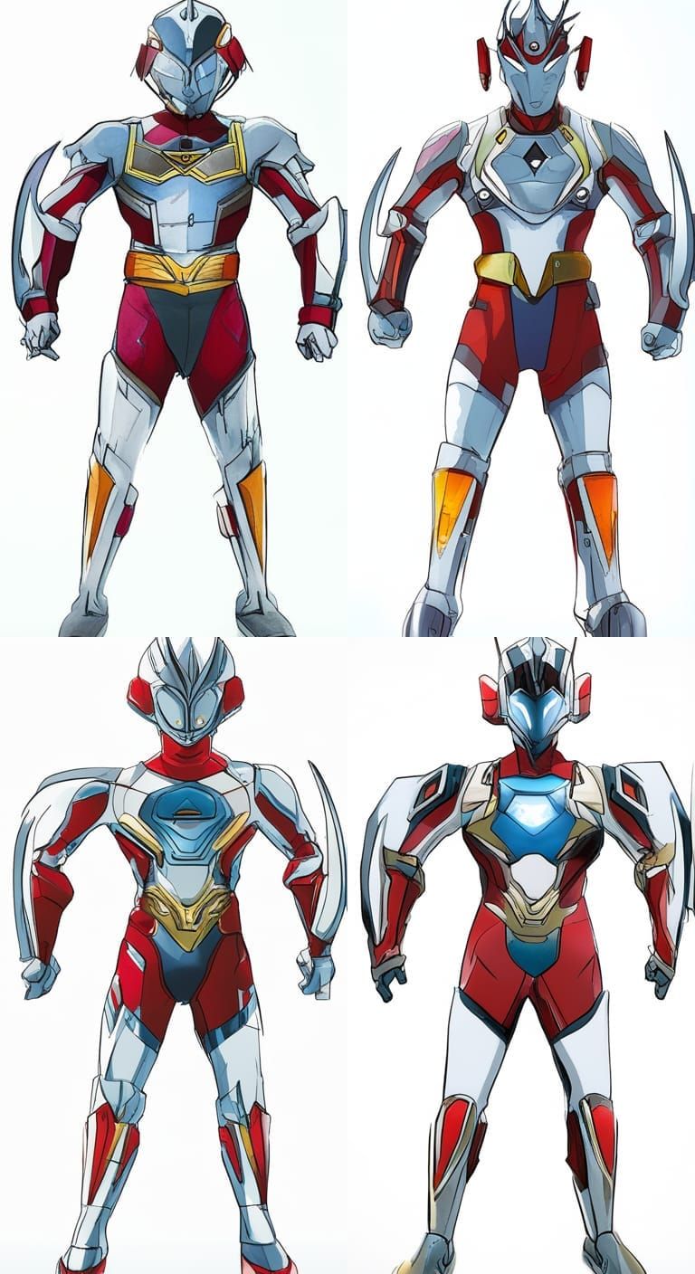 Ultraman Alpha: Heroic Figure in Action