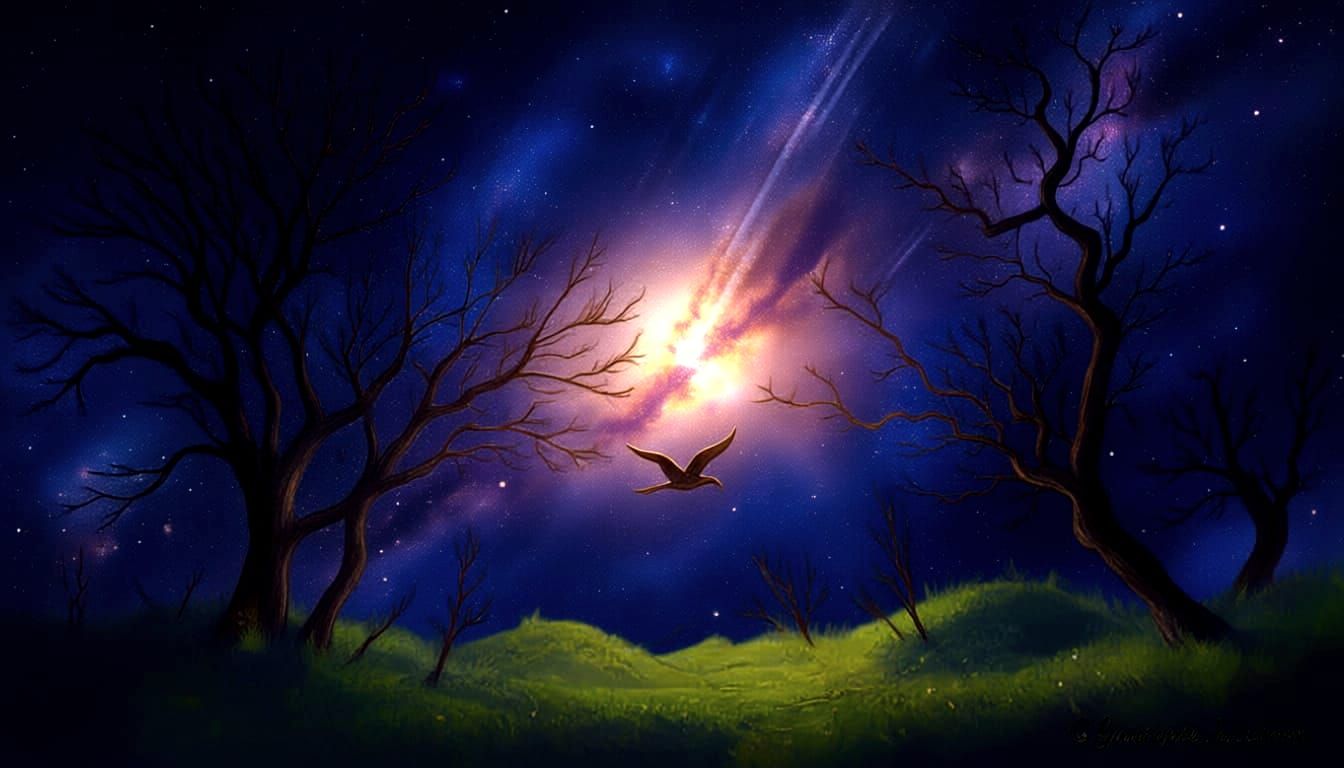 Volumetric Charcoal Study of a Raven