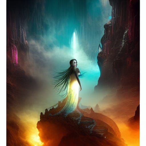 Cosmic Figure Reaching for the Stars
