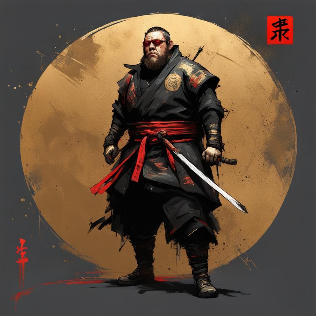 Nick Frost Badass Samurai