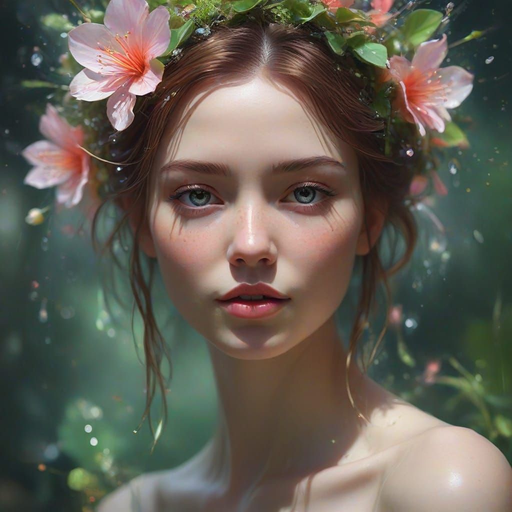 Enchanting Spring Flower Blooms in a Dreamlike Atmosphere