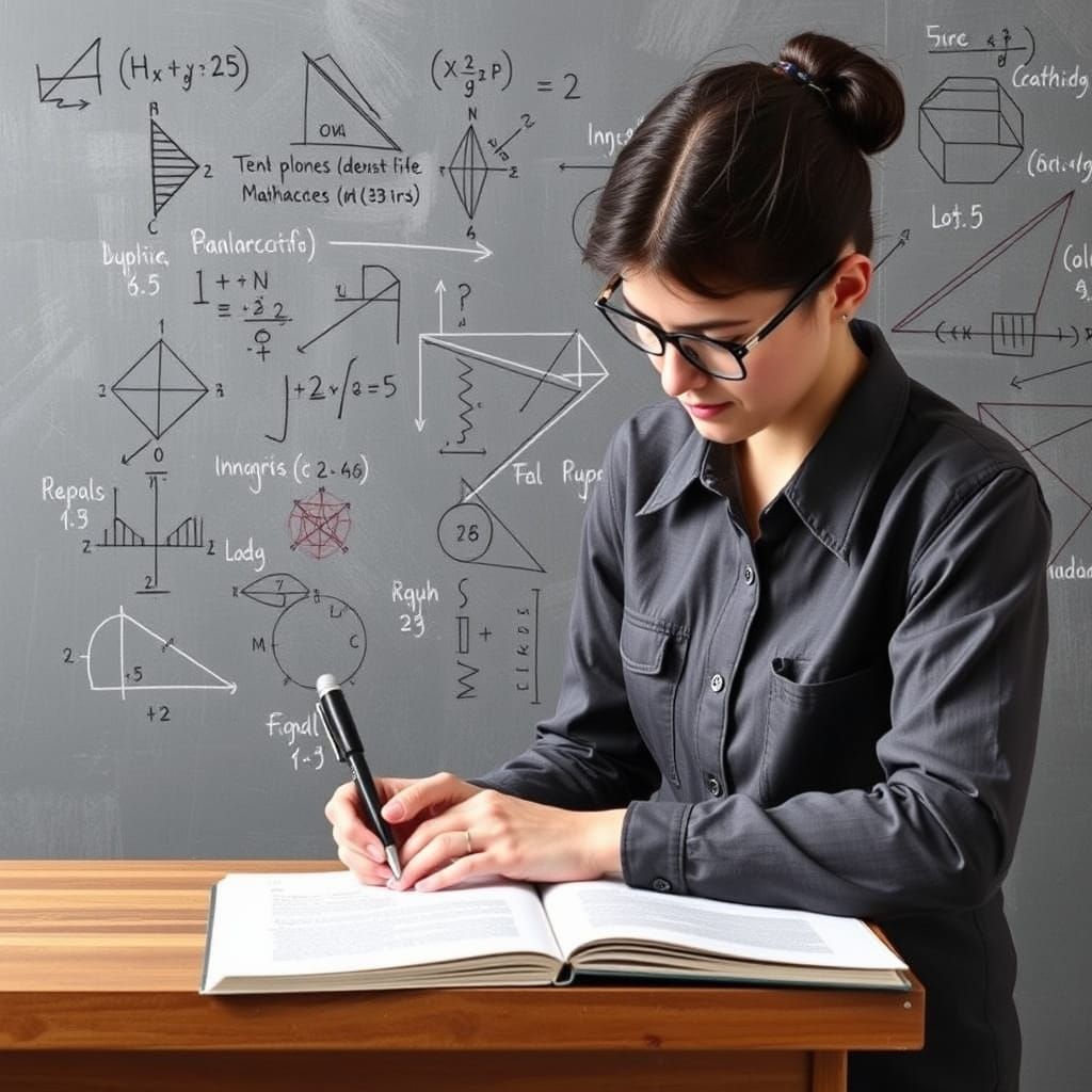 Intricate Geometric Patterns in Abstract Art