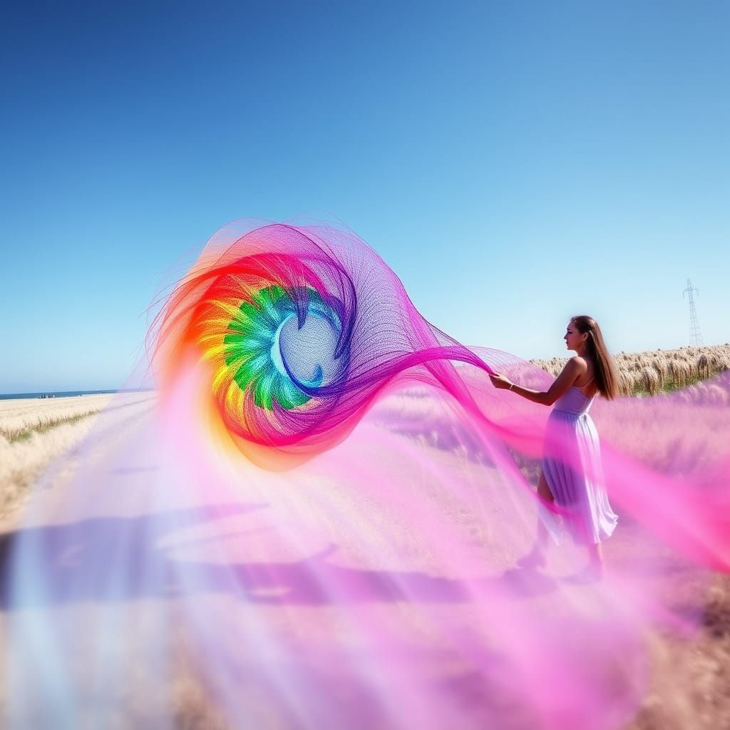 AI Creates Abstract Art with Colors and Paradoxical Thinking