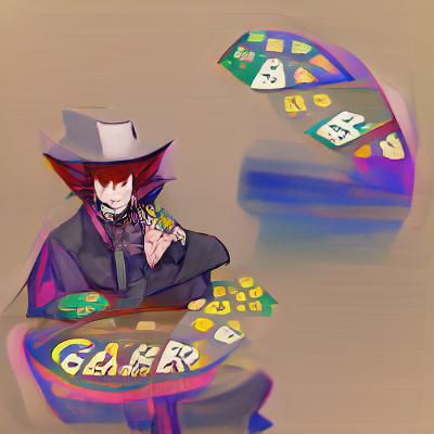 AI Generated Image of a Gambler