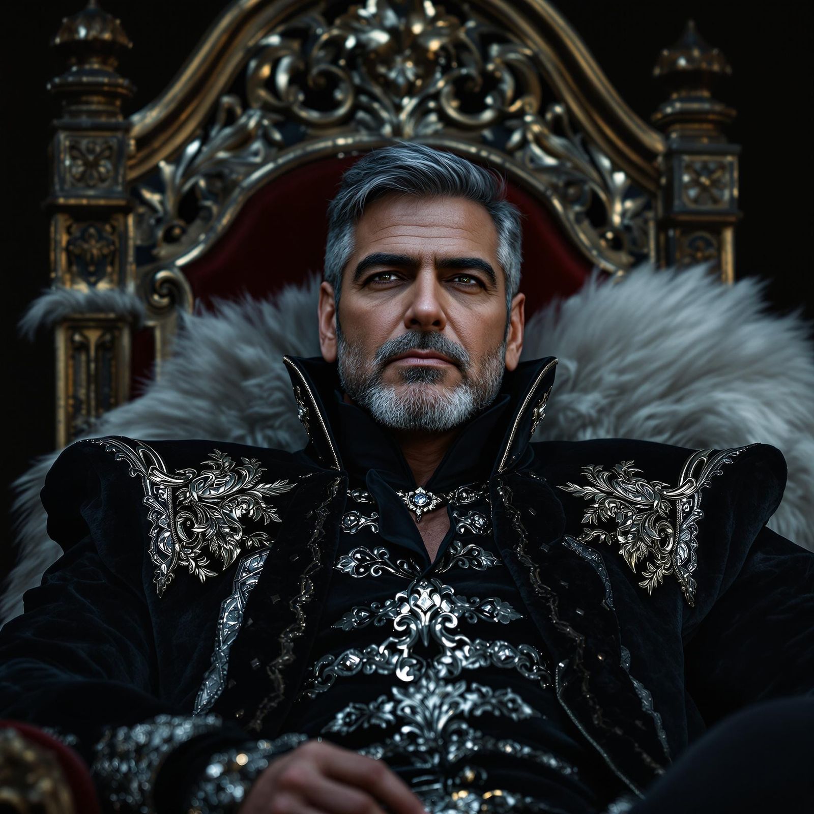 George Clooney as Suave Medieval Incubus
