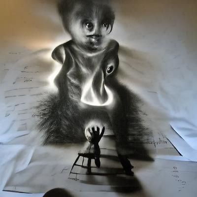 Intense Portrait Capturing Raw Fear